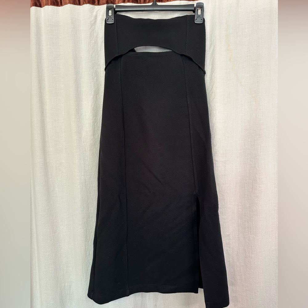 Elegant Black Women's strapless dress